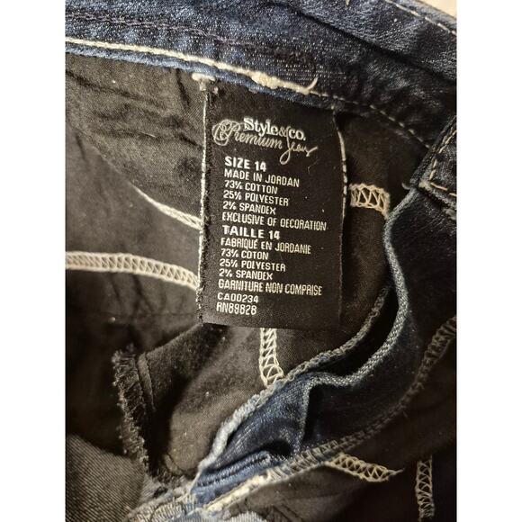 Style & Co Jean Shorts-Size 14-NWOT - Picture 4 of 9